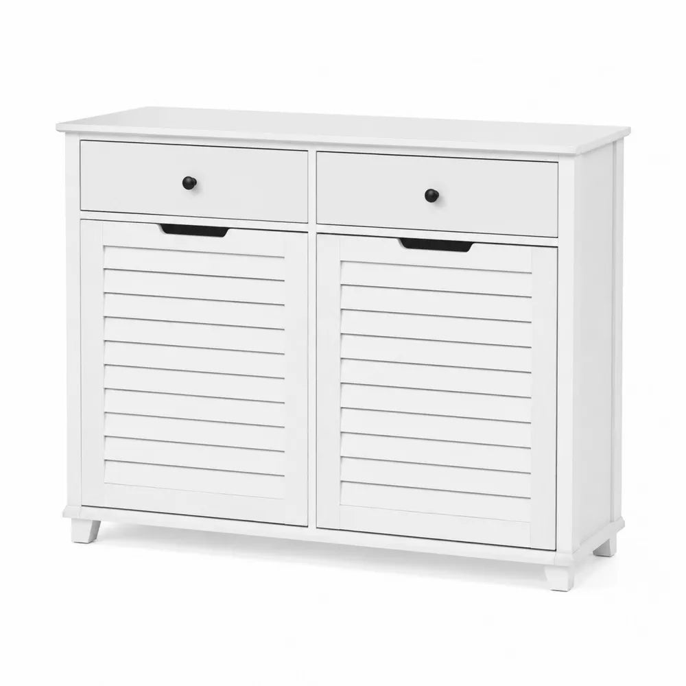 Mobile Scarpiera in Legno MDF Verniciato Bianco